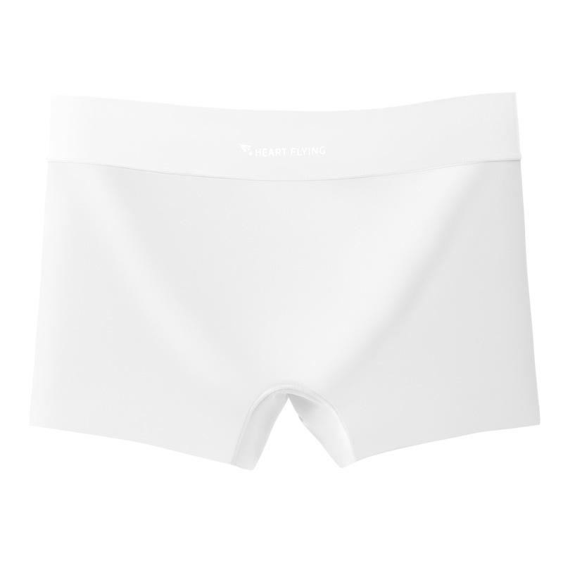 

Women s New Summer Cotton Ice Silk 7A Antibacterial Crotch Non Scratch Flat Angle Underwear XL бежевий