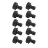 10Pcs Plastic Nipple Connector Black Stable Hose Connector Garden Accessories Irrigation Setup
