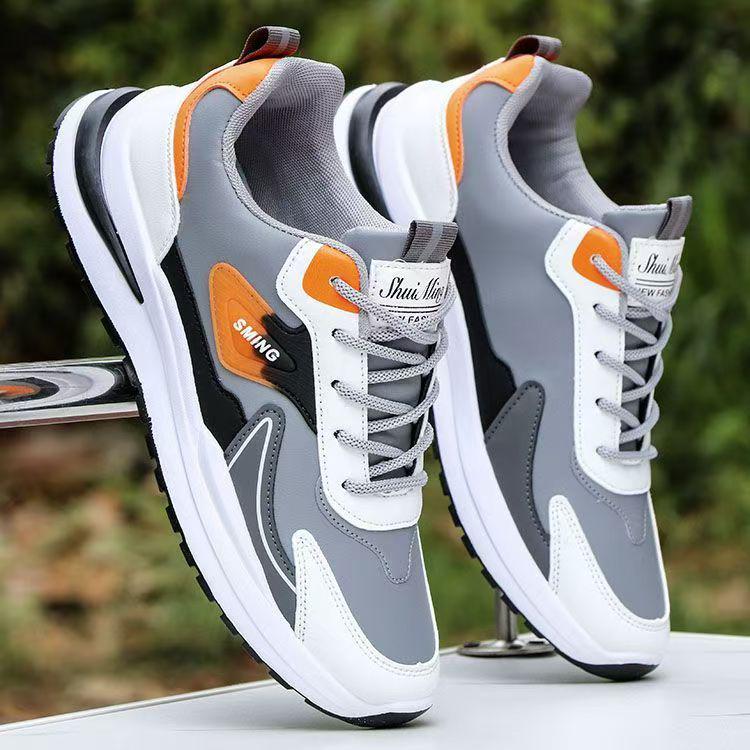 Men's Trendy Mesh Breathable Sneakers - Soft Sole, Versatile Summer Casual Shoes