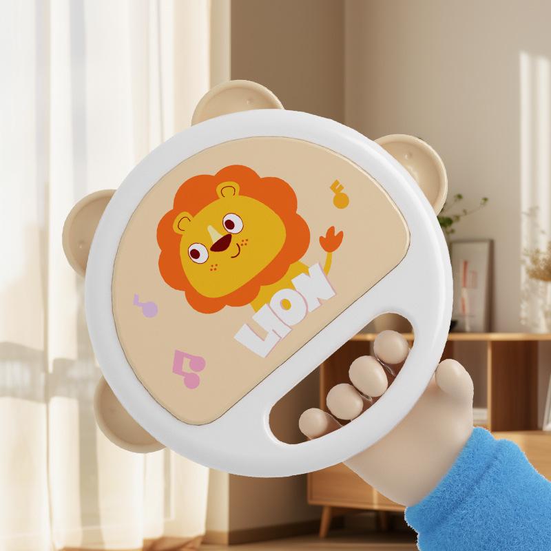 Cross-Mirror Rocket Baby Rattle Teether: Cute Soothing Toy for Newborns and Early Education