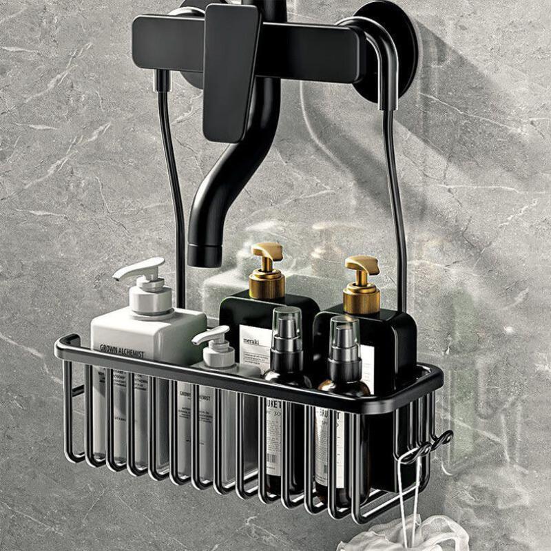 Convenient Toilet Shower Rack With No Drilling Installation Bathroom Storage Basket For Shower Room And Bath Products
