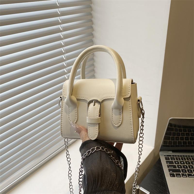 Hand carry mini square bag women's autumn new fashion shoulder messenger bag niche casual women's bag
