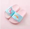 Neue Einhorn-Hausschuhe Junge Mädchen Sommer Kinder Regenbogen Indoor-Hausschuhe Rutschfeste Strandsandalen Kleinkind Hausschuhe Baby Flip-Flops