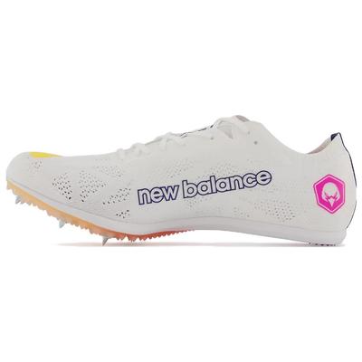 Nb 800 V8 Md Zapatillas de Atletismo con Clavos Top Bajo Larga Distancia Hombre zapatilla Blanco Naranja Morado MMD800W8