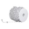 1 Roll Prl Bds Chain Artificial Prl Strand Trim String for Flower Wrth Wedding Bouquet Party Decoration