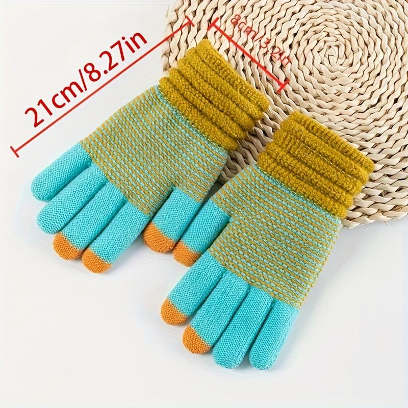 1 Stück Damen Winter Fleecegefütterte Verdickte Koreanischer Stil Niedliche Warme Fahrradhandschuhe Fahrrad Motorrad Zubehör