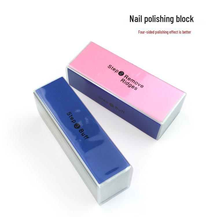 Four-Sided Sponge Nail Polishing Block & File