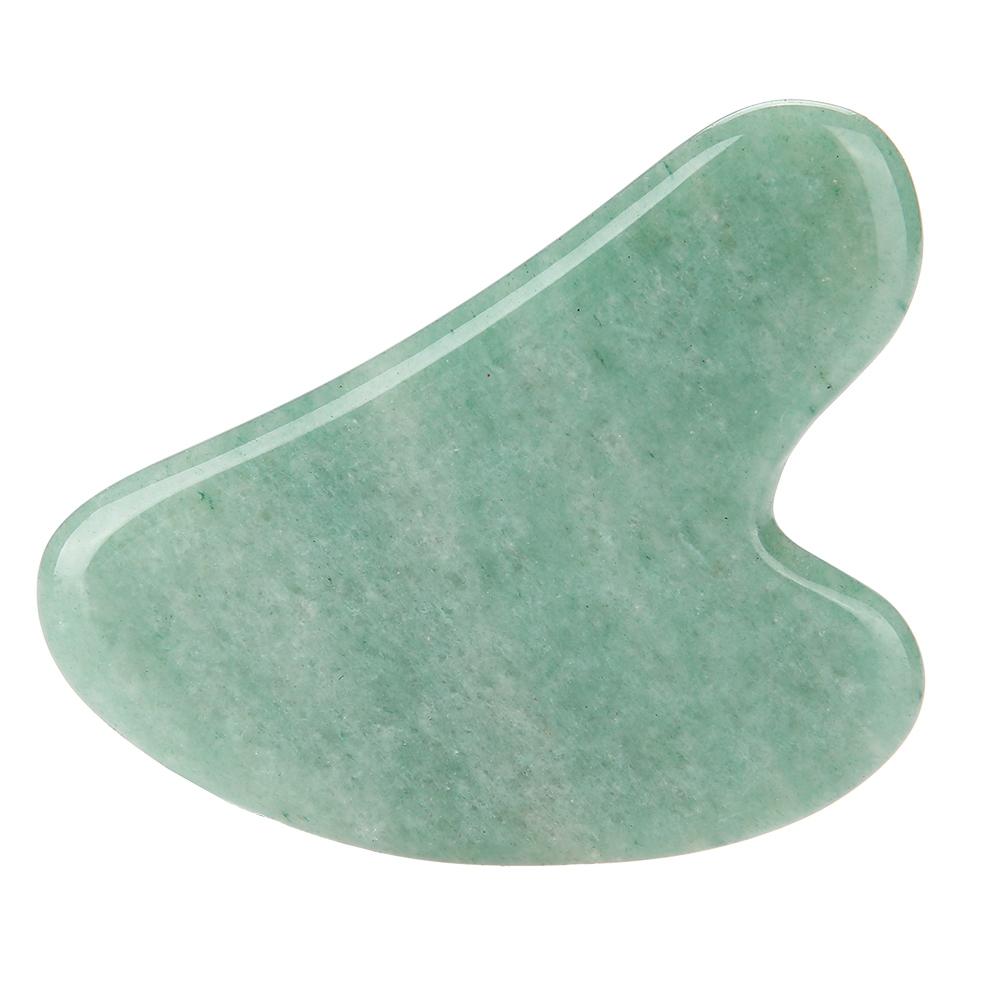 3Pcs Green Aventurine Scraping Plate Board Set Body Massage Plate Scraping Massage Tool