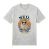 Neil Tuleň Retro Cool Tuleň Vintage Grafické Trička Módní Dámské Pánské Kulatý Výstřih Krátký Rukáv Tričko Bavlna Ležérní Oblečení