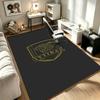 Al‑Ittihad FC A rug suitable for office chair areas living rooms and computer desks perfect for home offices and an ideal holiday gift