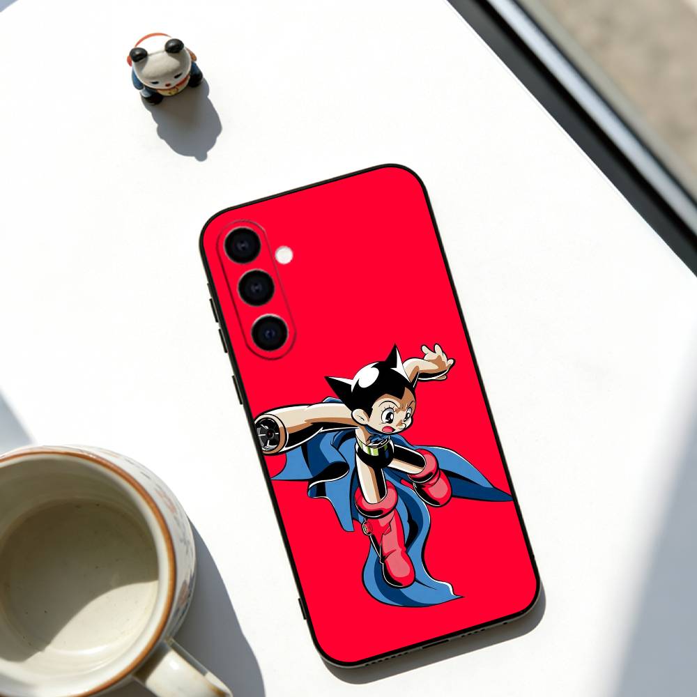 Astro Boy Handyhülle Für Samsung Galaxy A73,A72,A71,A70,A53,A52,A51,Andere Weiche Schwarze Hülle