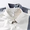 Men's Asymmetric Button Detail Roll Up Sleeve Camp Collar Shirt Casual Streetwear Top