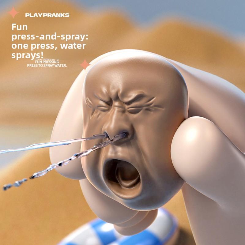 Yawn Tea Pet Whole Cup Water Gun Fun Pressing Funny Spray Water Water Gun Creative Decompression Toy