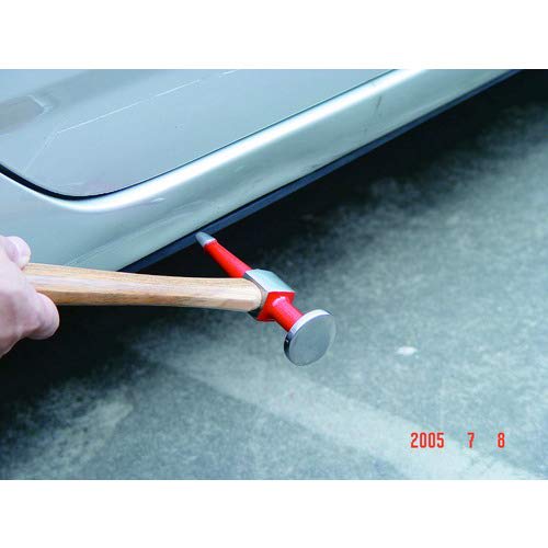 TRUSCO Sheet Metal Hammer Round Flat X Spear Type TSM-166