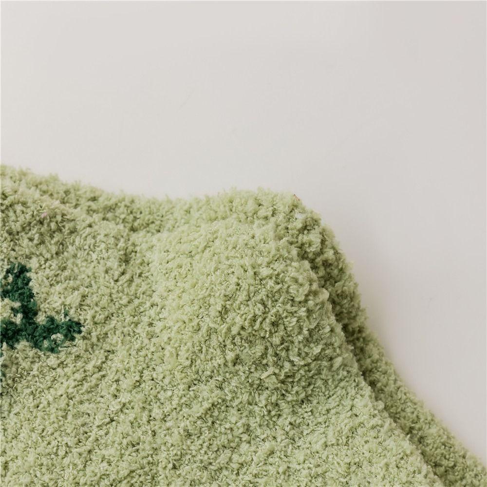 6Pairs Thickened Floor Plush Socks Winter Warm Socks Women Sweet Coral Fleece Socks  For Female Men