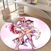 1pc KPop Demon Hunters8 Design Printed Area Round Carpet for Bedroom Living Room Home Decor Rugs Mat Non Slip Mat Rug for Bedside