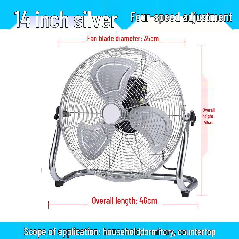 High-Power Multi-Use Fan: Powerful Table, Floor, and Desktop Fan for Home and Industrial Use