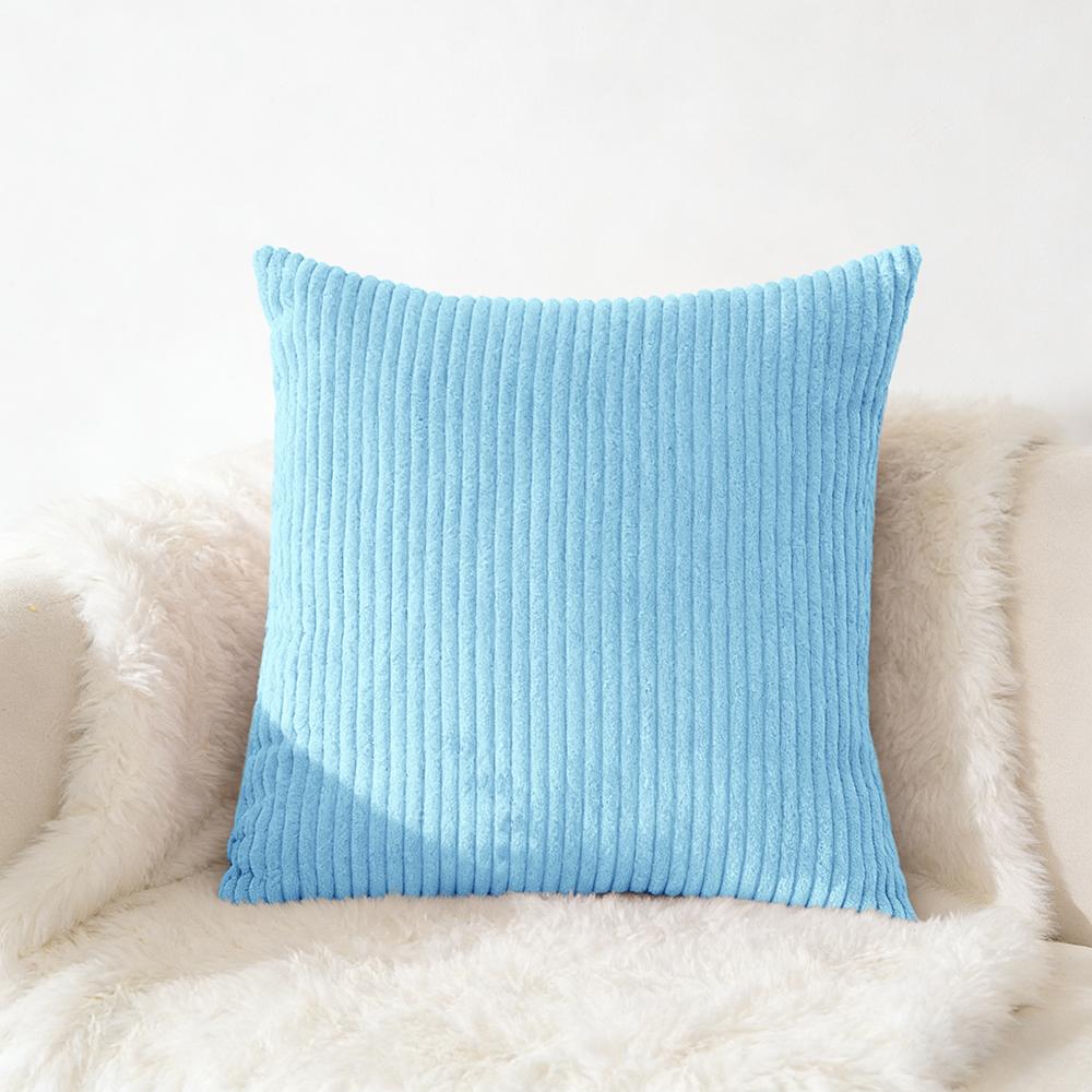 Cord Kissenbezug 40x40 45x45 50x50cm Weicher Plüsch Flanell Kissenbezug Flauschiger Sofakissenbezug für Sofa Wohnzimmer Dekoration