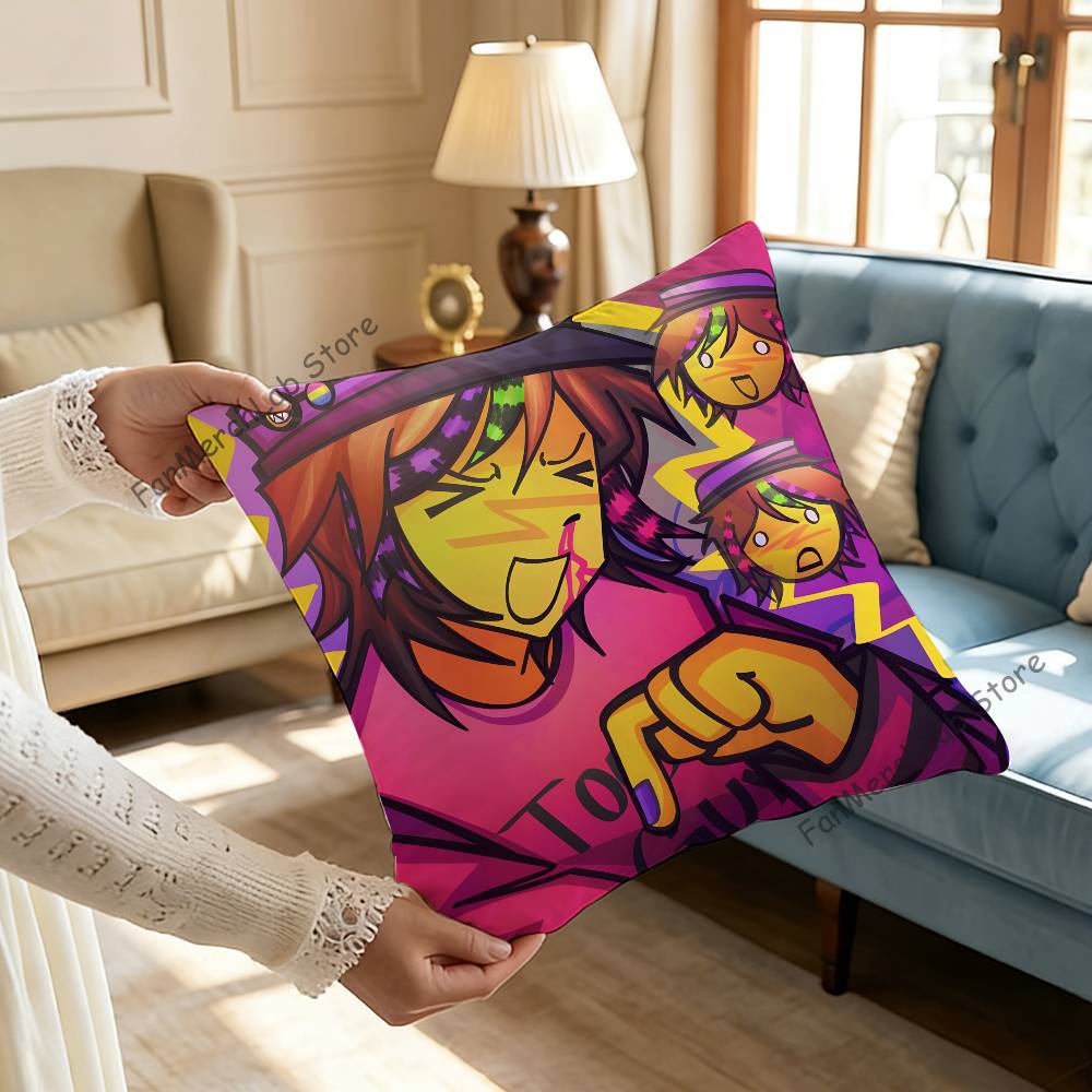 RRegretevatorS IInfectedS Pillowcase Pillowslip Cushion Plush Boys Girls Cartoon Anime Kawaii Decoration Kids Birthday Gifts