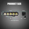 1/2pcs 5 Lens LED Light Spotlight Headlights White Yellow High Low Beam Driving Lamp 12V-80V Motorcycles Dirt Bike Trucks SUVs UTV ATV