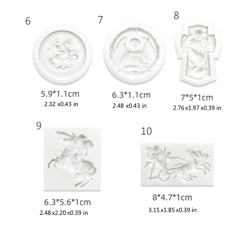 Efficient Food Grade Silicones Cake Decors Molds With Angel Relief Design For Baking Soap Candle Making