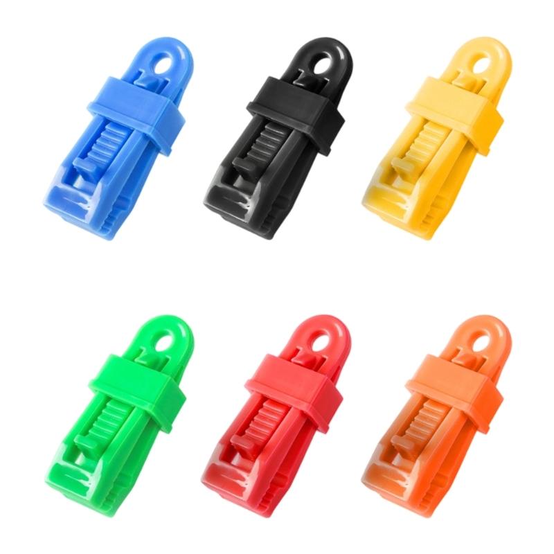Pack of 20 Large Tent Clamps Strong Grip Windproofs Tent Fasteners PP Texture Perfect for Camping Tents Tarps and Outdoor