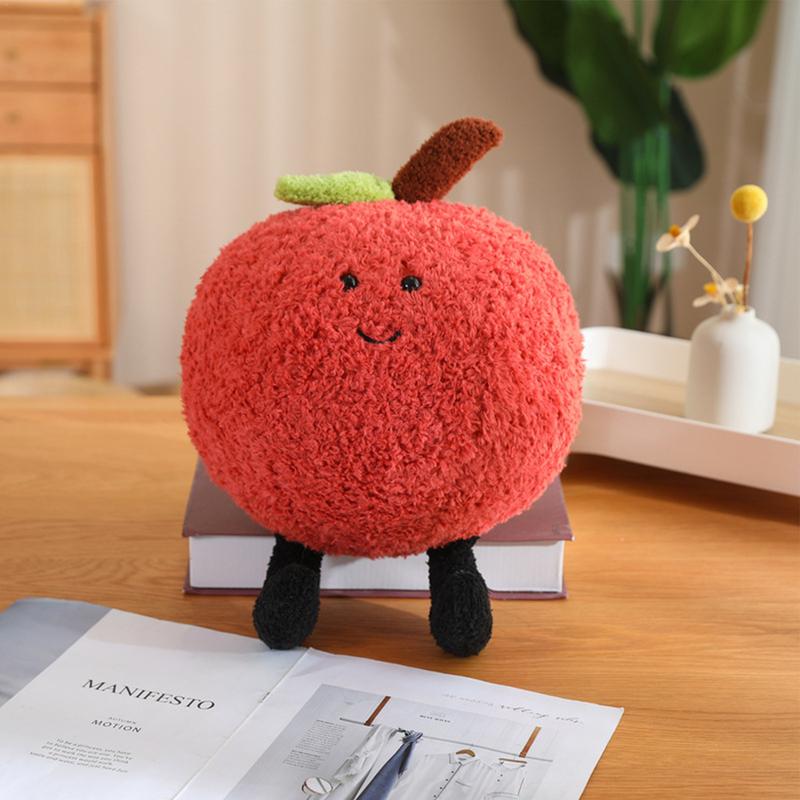 Fruit Plush Toys Litchi Plush Toy Home Decor Doll Collectible Toy Soft Stuffed Doll Comfortable Plush Toy for Bedroom Living