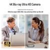 HD Webcam with Microphone & Privacy Cover for Online Classes, Laptops, Desktops, and Beauty Applications
