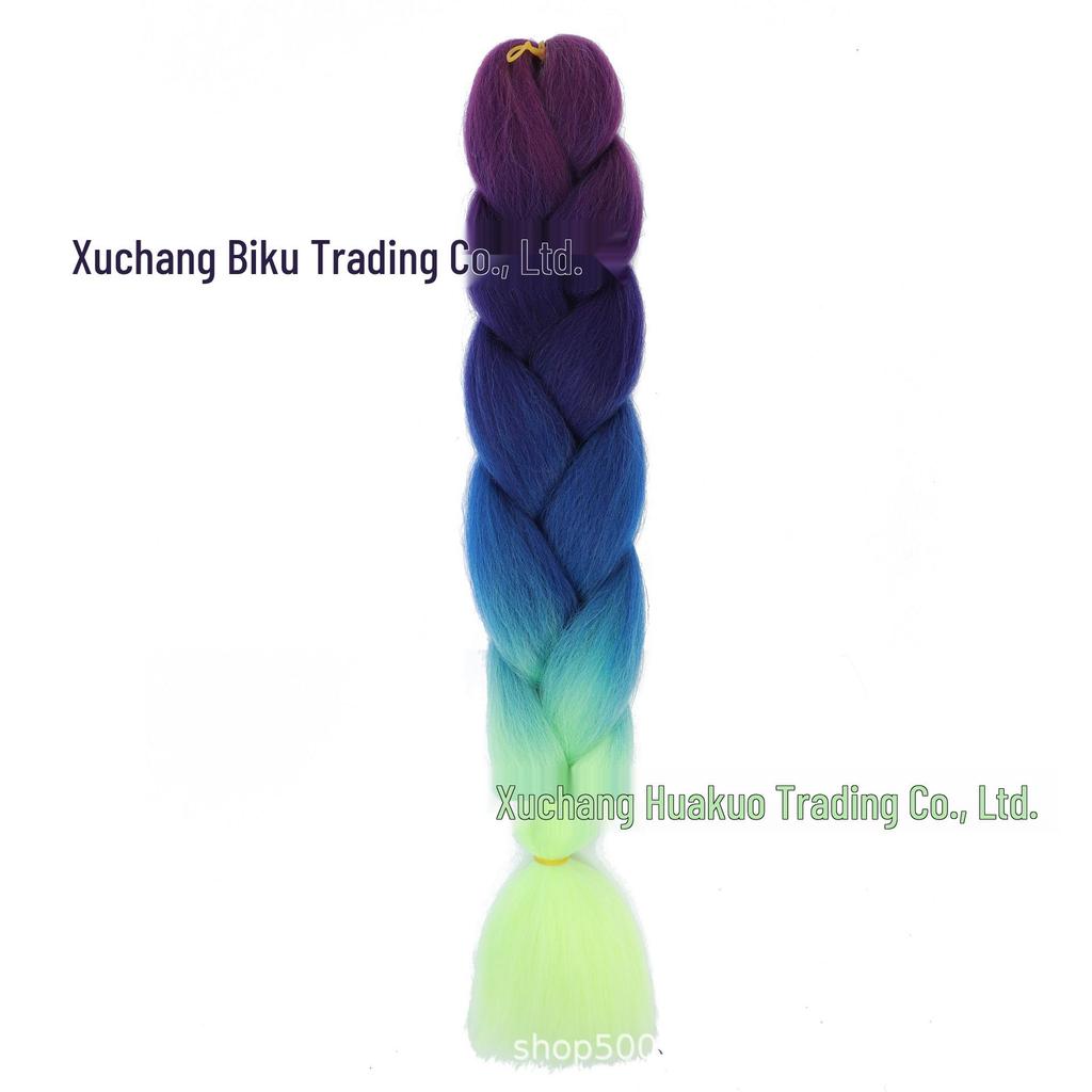 Three, Four, Five-Color Gradient High-Temp Fiber Jumbo Braid Material