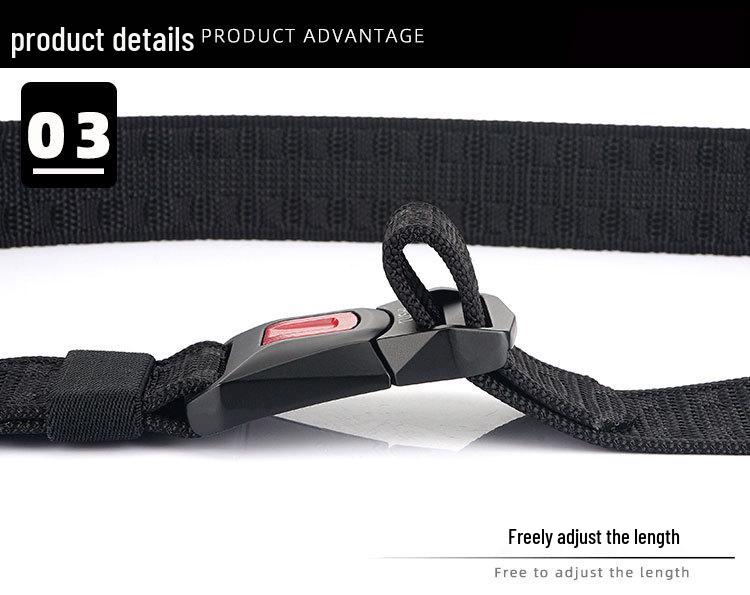 Enhanced Camouflage Tactical Nylon Belt for Training & Safety