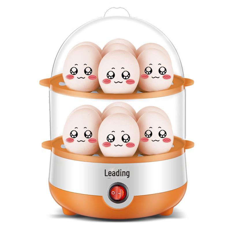 Double-Layer Mini Egg Steamer: Multifunctional Egg Boiler Appliance