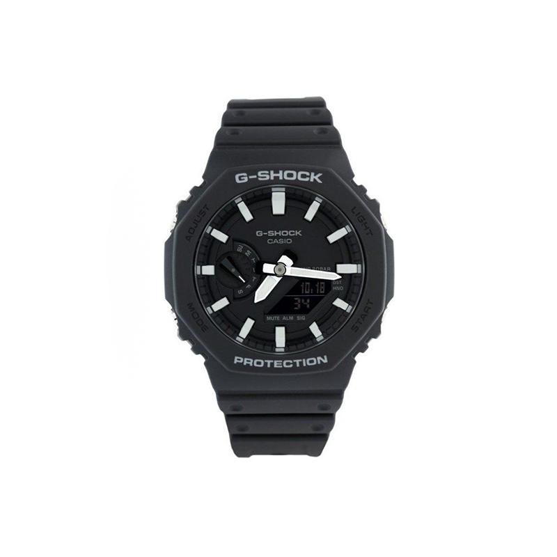 

CASIO Customized watch modified series gray steel shadow trend modified waterproof luminous Quartz same style for men and wo GA-2100-1A чорний