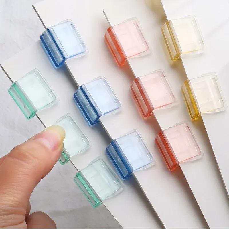 10-200PCS Creative Push Clip File Organizer Test Paper Storage Classification Folder Binder Clip for Documents Books Office