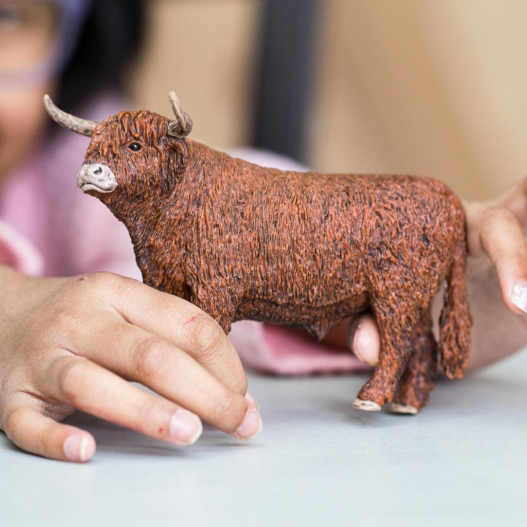 Schleich Farm World Highland Cow Figurine 13919