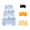 Dog Tag Pendant Bone Shaped Silicone Mould Shaped Crafts Keychain Pendant Making Tools Epoxy Resin Mold DIY Jewelry Making Craft
