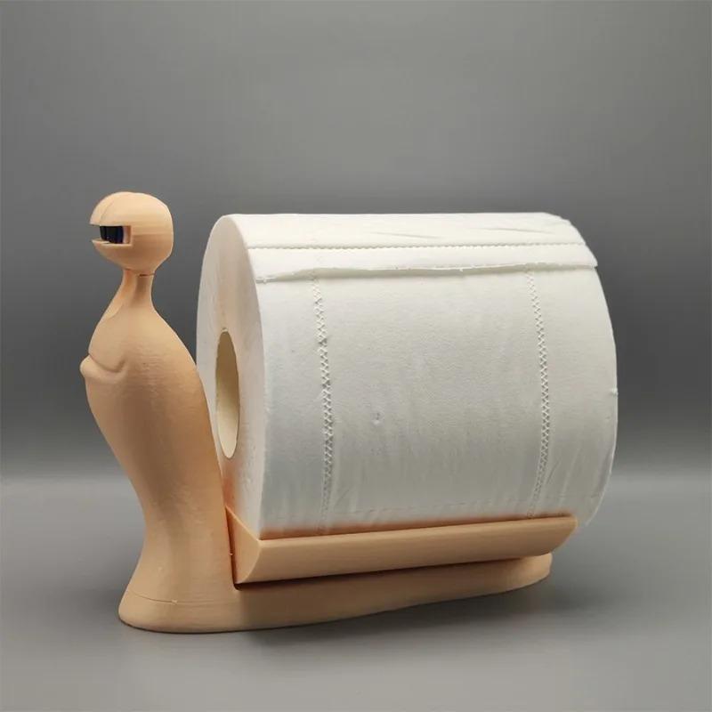 Niedlicher Schnecken-Hundeform Toilettenpapierständer Freistehende Aufbewahrung Rollenpapierhalter Tierform Dekorativer Toilettenpapierständer