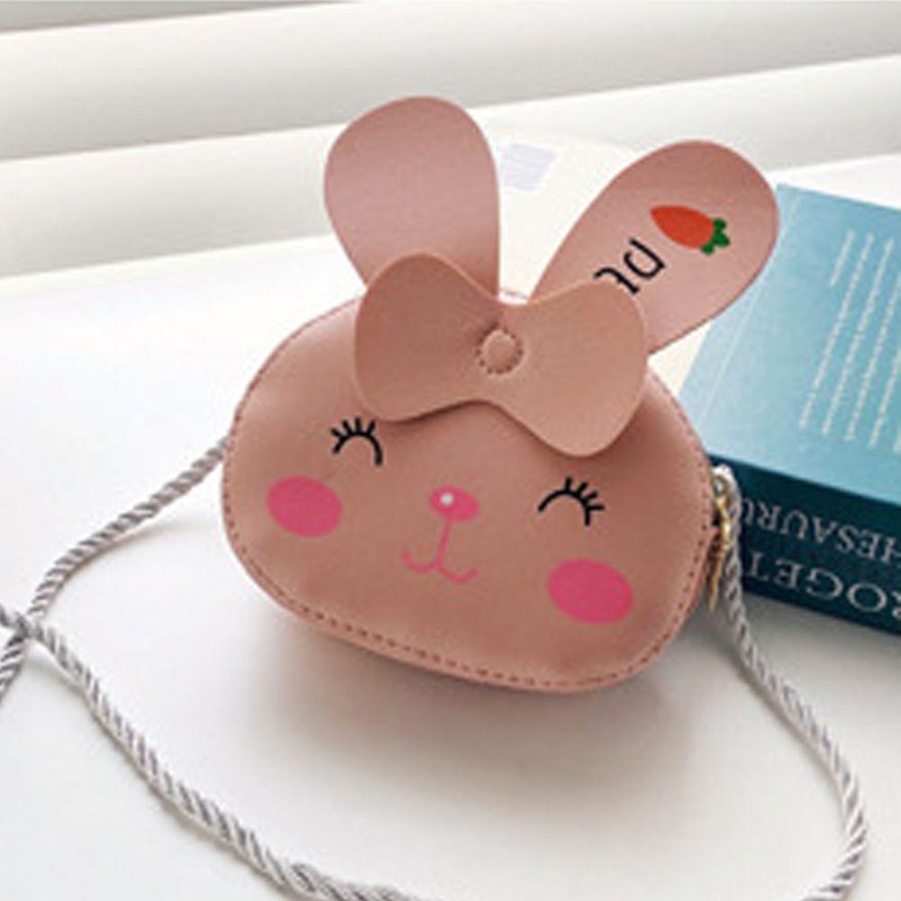 Casual Bear PU Leather Mini Girls Crossbody Bag Rabbit Handbags Cartoon Shoulder Bags Coin Purse