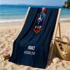 France Football Emblem Beach Towel Microfiber Beach Towel, Lightweight and Quick-Dry, for Summer Travel, Swimming Pool Fan Birthday Gift