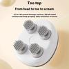 Electric Scalp Massager Kneading Vibrating Device Head Shoulder Neck Massage Deep Tissue Relaxation Pet Cat Body Care Tool