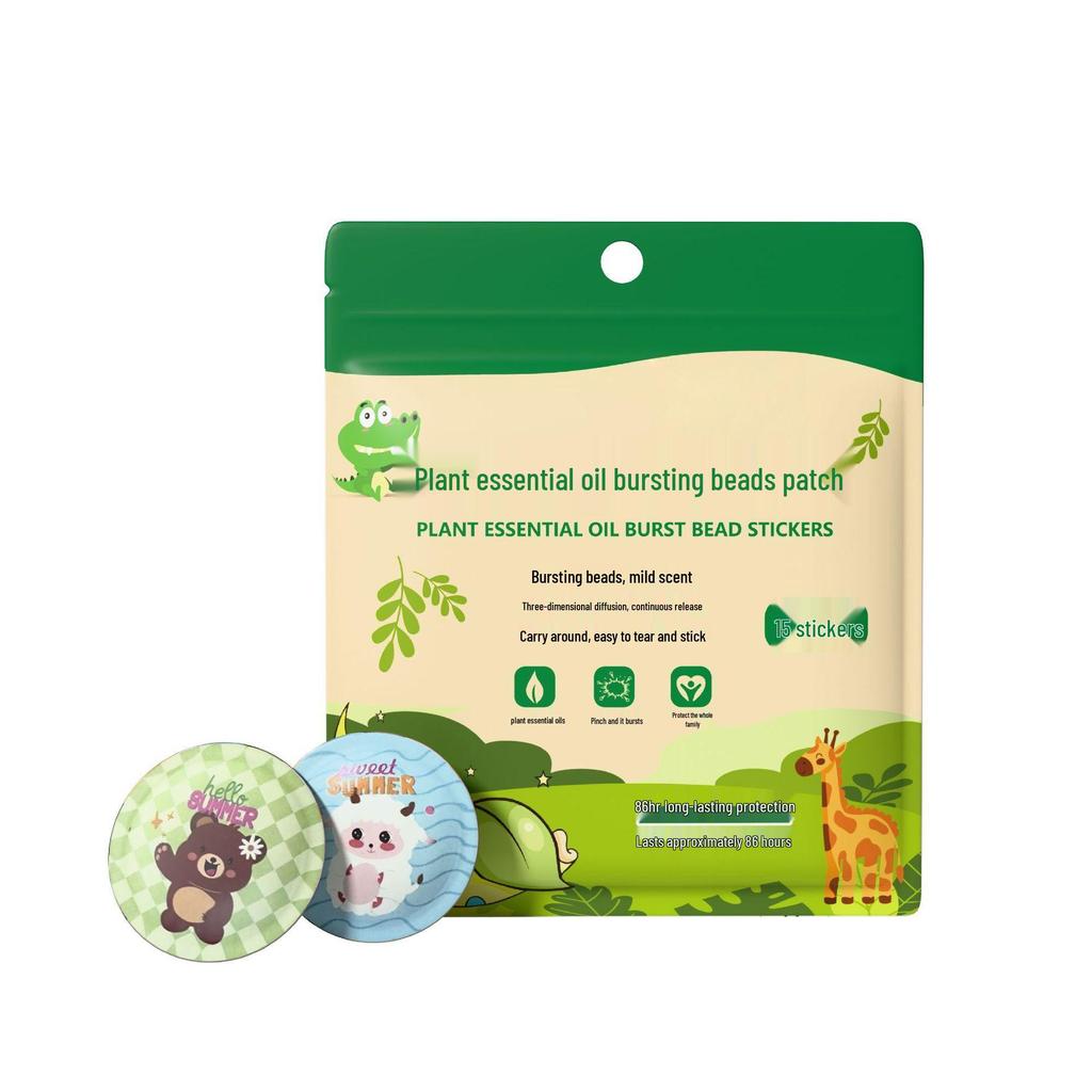 Essential Oil Soothing Sleep Patch - Good Night Burst Bead for Summer Outdoor Use