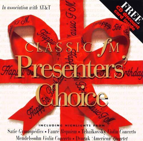CD VARIOUS  Classic FM Presenters Choice PREMCD42 CLASSIC FM 1997 UK Classical Used