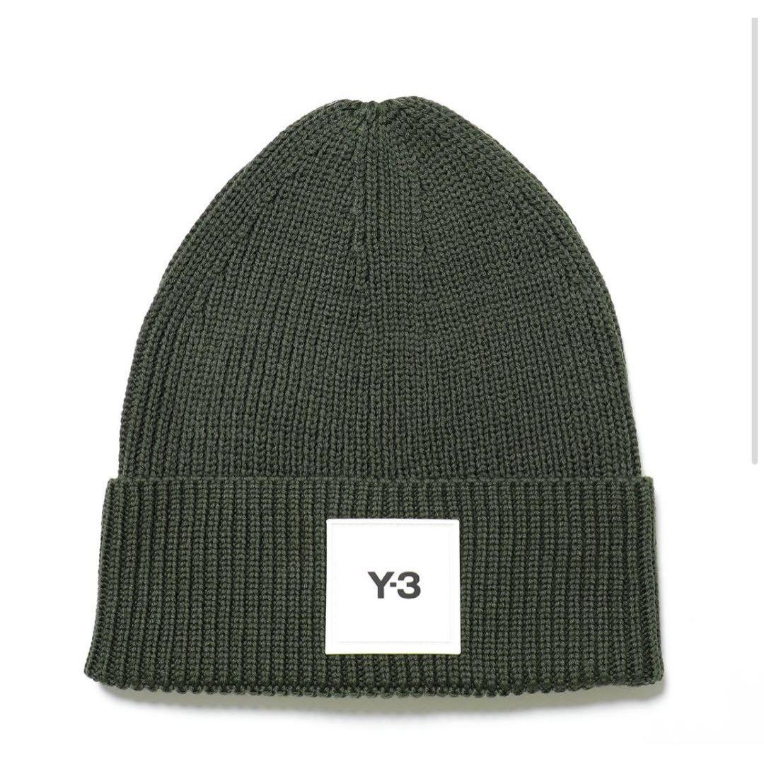 Used Y-3 Weissly Adidas YOHJI YAMAMOTO Knit Hat Khaki