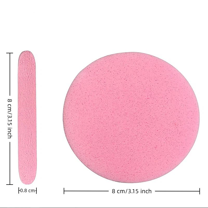 12/50Pcs Compressed Facial Cleansing Sponge Lazy Skincare Tool Disposable Soft Face Wash Puff for Daily Use Travel