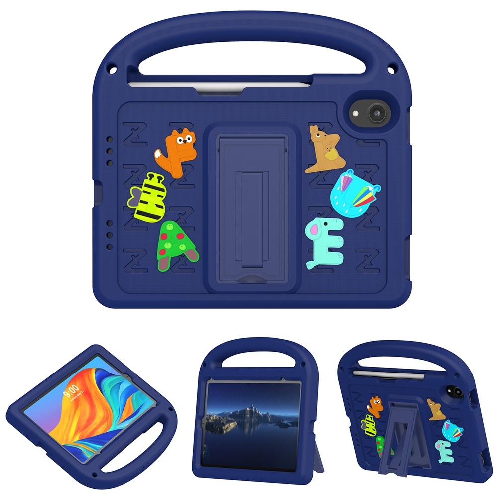 For Apple iPad mini 6 7 2021 2024 A17 Pro A2567 A2568 A2993 A2995 A2996 Case Kids Safe Cartoon Letter Portable EVA Foam Shockproof Stand Tablet Cover