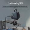 Telescopic Metal Projector Wall Mount, Stable & Adjustable Pan/Tilt, Ideal for Home Bedside.