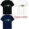 I Love Sweden Pattern Print Men's T-shirt Summer Men's and Women's Casual Fashion Tops Men's Short Sleeve T-shirt Oversize Clothing