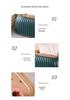 Elegant Striped Desktop Tissue Box with Spring-Loaded Lift for Hotel or Living Room