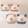 Adorable Spring Korean-Style Unisex Baby Bear Baseball Cap with Soft Duckbill Brim for Sun Protection