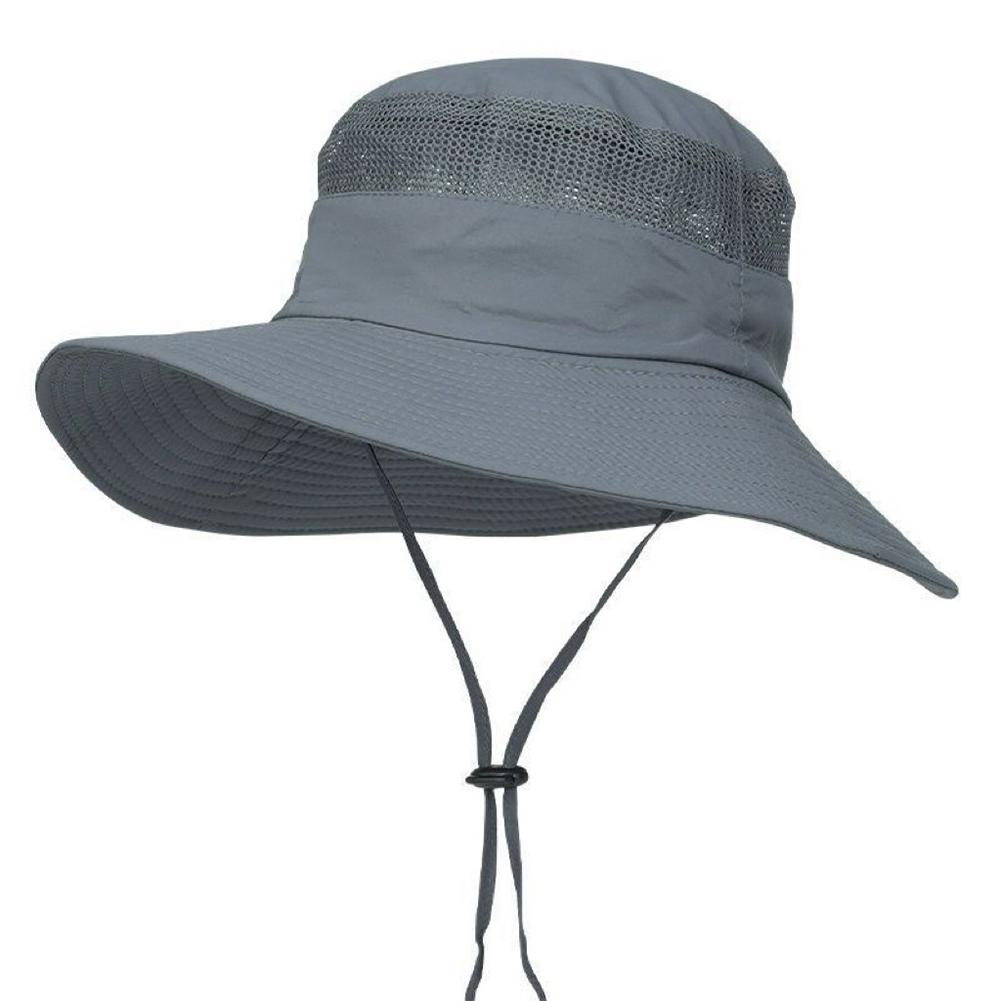 Fashion Summer Bucket Hat For Men Fisherman Cap Fishing Outdoor Sunshade Wide Brim Sunscreen Riding Hiking Suncreen Sun hat