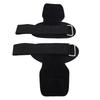 Lifting Wrist Straps Women Men Cowhide Weight Lifting Grips Anti Slip Gym Workout Straps for Deadlift Powerlifting Black